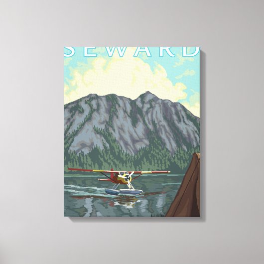 Toile Bush Plane & Fishing - Sewing, Alaska (Recto)