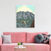 Toile Bush Plane & Fishing - Sewing, Alaska (Insitu(Salon))
