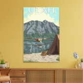 Toile Bush Plane FishingUtah (Insitu(Salon))