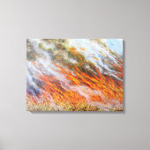 Toile Bushfire Inferno 2014 (Recto)