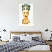 Toile Bust of Queen Nefertiti, front view, from the stud (Insitu(Chambre))