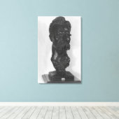 Toile Buste de Friedrich Nietzsche allemand (Insitu (Plancher de Bois))