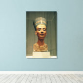 Toile Buste de la reine Nefertiti, vue frontale (Insitu (Plancher de Bois))