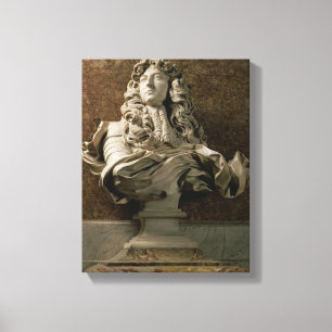 Toile Buste de portrait de Louis XIV (1638-1715), 1665,