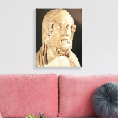 Toile Buste d'Homer, période hellénistique (Insitu(Salon))