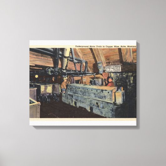 Toile Butte, Montana - Moteur souterrain (Recto)