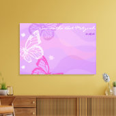 Toile BUTTERFLITS & ÉTOILES Bat mitzvah Se connecter Bur (Insitu(Salon))