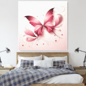 TOILE BUTTERFLY ART WALL CANVA (Insitu(Chambre))