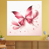 TOILE BUTTERFLY ART WALL CANVA (Insitu(Salon))