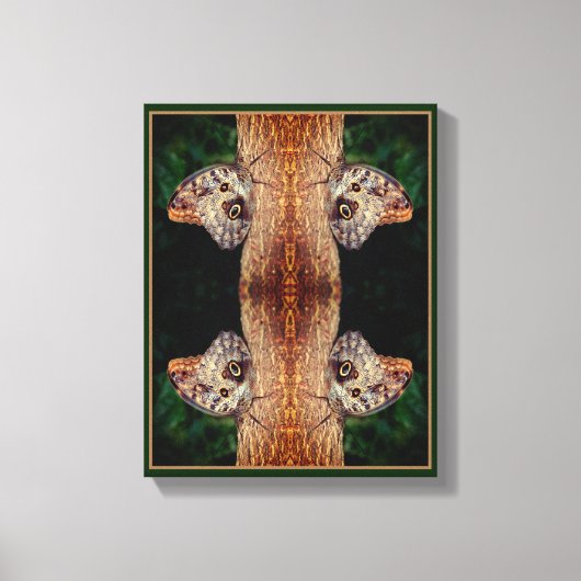 Toile Butterfly Brown Gros plan Nature Abstraite (Recto)