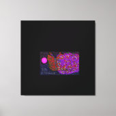 Toile Butterfly Flower on Water (Recto)