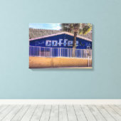 Toile Buvez du CAFÉ dormir plus tard (Insitu (Plancher de Bois))