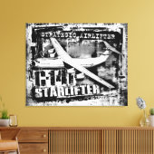 Toile C-141 Starlifter Stretched Canvas Print (Insitu(Salon))
