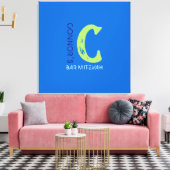 Toile C Monogramme - Carte d'inscription du Bat mitzvah (Insitu(Salon))