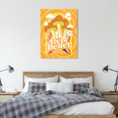 Toile Ça devient mieux | Personnalisation de Good Vibes  (Insitu(Chambre))