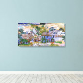 Toile Cabanes à toit de chaume par Vincent van Gogh (Insitu (Plancher de Bois))
