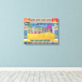 Toile Cabanes de Plage Abstrait (Insitu (Plancher de Bois))