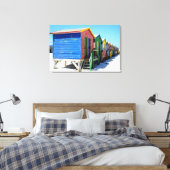 Toile Cabanes de plage colorées (Insitu(Chambre))