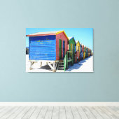Toile Cabanes de plage colorées (Insitu (Plancher de Bois))