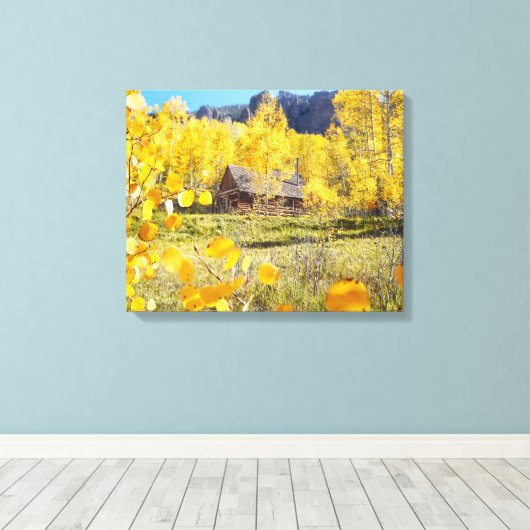 Toile Cabine à Aspens (Insitu (Plancher de Bois))