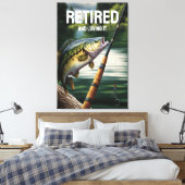 Toile Cabine à la retraite de la pêche achigan de lac à  (Insitu(Chambre))