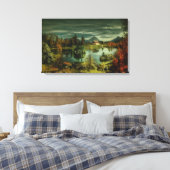 Toile Cabine au bord du lac (Insitu(Chambre))