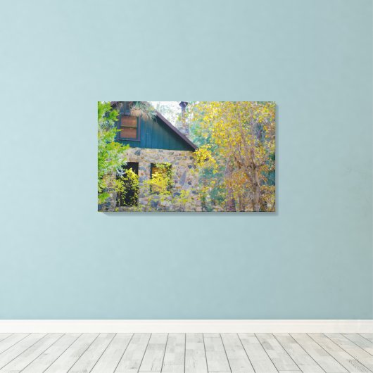 Toile Cabine dans le HDR Woods. (Insitu (Plancher de Bois))