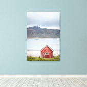 Toile Cabine rouge Ramberg Lofoten (Insitu (Plancher de Bois))