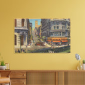 Toile Câbles sur le marché et Powell Street (Insitu(Salon))