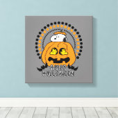 Toile cacahuètes | Bonne Halloween (Insitu (Plancher de Bois))