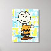 Toile cacahuètes | Charlie Brown Motif de bande dessinée (Recto)