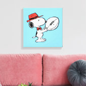 Toile cacahuètes | Coach Football Snoopy (Insitu(Salon))