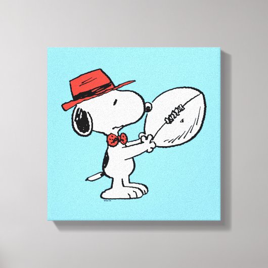 Toile cacahuètes | Coach Football Snoopy (Recto)