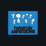 Toile cacahuètes | Franklin Armstrong<br><div class="desc">Découvrez ce design amusant Peanuts avec Franklin.</div>