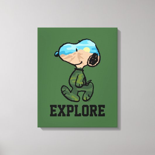 Toile cacahuètes | Grande neige extérieure (Recto)