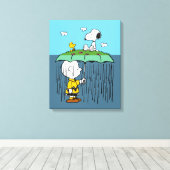 Toile cacahuètes | Jour ensoleillé Jour de pluie Half & (Insitu (Plancher de Bois))