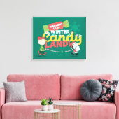 Toile cacahuètes | Marcher Dans Un Pays De Bonbons D'Hiv (Insitu(Salon))