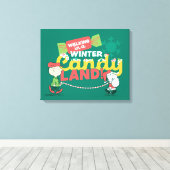 Toile cacahuètes | Marcher Dans Un Pays De Bonbons D'Hiv (Insitu (Plancher de Bois))