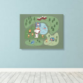 Toile cacahuètes | Niché dans le camping des montagnes (Insitu (Plancher de Bois))