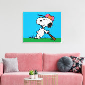 Toile cacahuètes | Snoopy at Bat (Insitu(Salon))