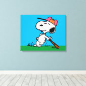 Toile cacahuètes | Snoopy at Bat (Insitu (Plancher de Bois))