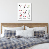 Toile cacahuètes | Snoopy Christmas Holiday Moods (Insitu(Chambre))