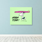 Toile cacahuètes | Snoopy Courir sur le Surf (Insitu (Plancher de Bois))