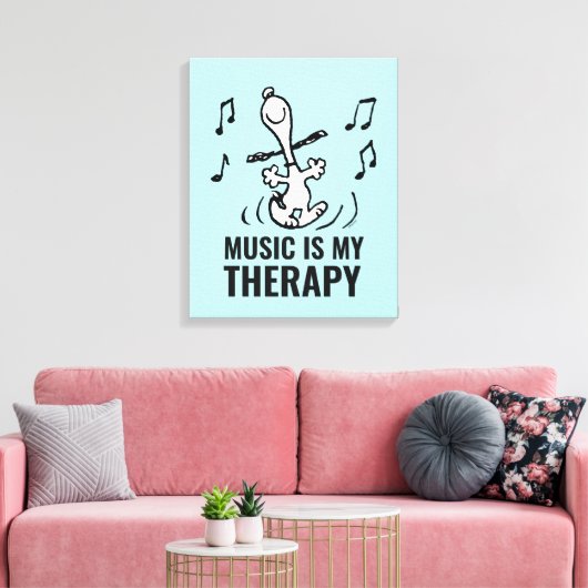 Toile cacahuètes | Snoopy Dancing (Insitu(Salon))