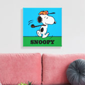 Toile cacahuètes | Snoopy Golf Swing (Insitu(Salon))