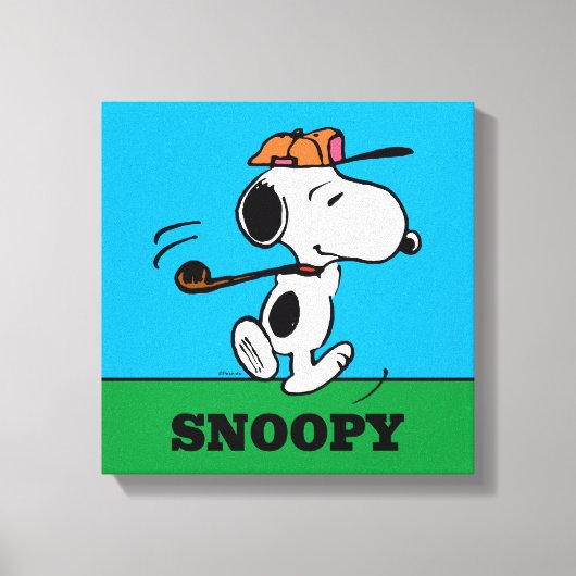Toile cacahuètes | Snoopy Golf Swing (Recto)