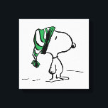 Toile cacahuètes | Snoopy Green Casquette de neige<br><div class="desc">Découvrez ce design amusant de cacahuètes avec Snoopy.</div>