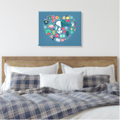 Toile cacahuètes | Snoopy Holiday Happiness Heart (Insitu(Chambre))