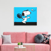 Toile cacahuètes | Snoopy Joue Au Tennis (Insitu(Salon))