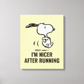 Toile cacahuètes | Snoopy Running (Recto)